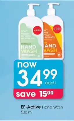 Clicks EF-Active Hand Wash 500 ml offer
