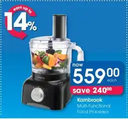 Clicks Kambrook Multi-Functional Food Processor offer