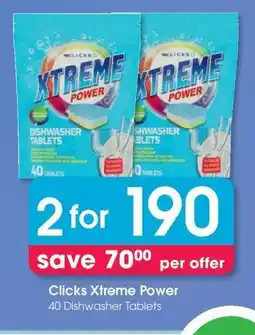 Clicks Clicks Xtreme Power offer