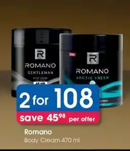 Clicks Romano offer