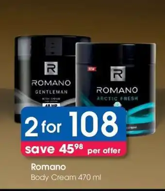 Clicks Romano offer