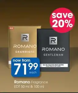 Clicks Romano Fragrance offer