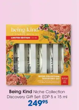 Clicks Being Kind Niche Collection Discovery Gift Set: EDP 5 x 15 ml offer