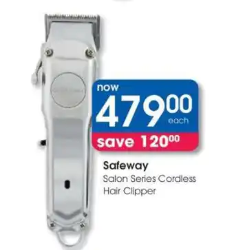 Clicks Safeway Salon Series Cordless Hair Clipper offer