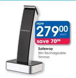 Clicks Safeway Slim Rechargeable Trimmer offer