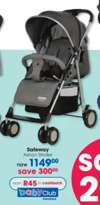 Clicks Safeway Xenon Stroller offer