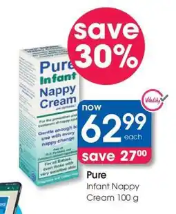Clicks Pure Infant Nappy Cream 100 g offer