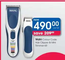 Clicks Wahl Colour Code Hair Clipper & Mini Trimmer Kit offer
