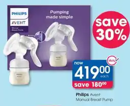 Clicks Philips Avent Manual Breast Pump offer