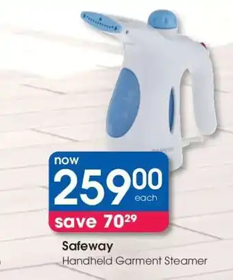 Clicks Safeway Handheld Garment Steamer offer