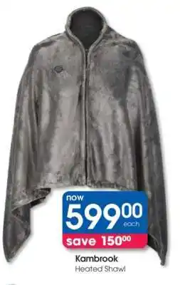 Clicks Kambrook Heated Shawl offer