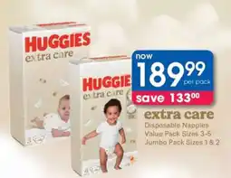 Clicks Huggies extra care offer