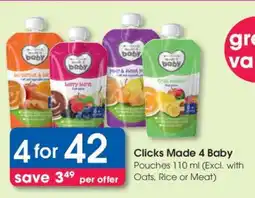 Clicks Clicks Made 4 Baby offer