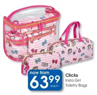 Clicks Clicks Insta Girl Toiletry Bags offer