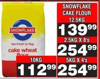 Advance Cash n Carry Snowflake Cake Flour 10kg offer
