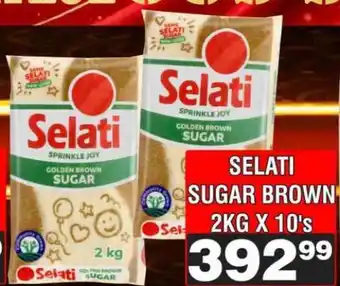 Advance Cash n Carry Selati Sugar Brown 2kg x 10's offer
