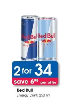 Clicks Red Bull offer