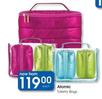 Clicks Atomic Toiletry Bags offer