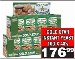 Advance Cash n Carry GOLD STAR INSTANT YEAST 10G X 48's offer