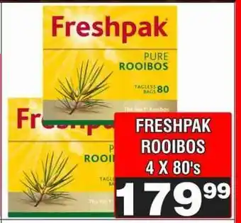 Advance Cash n Carry FRESHPAK ROOIBOS 4 X 80's offer