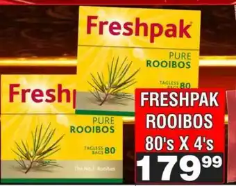 Advance Cash n Carry FRESHPAK ROOIBOS 80's X 4's offer