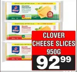 Advance Cash n Carry Clover Cheese Slices 950g offer