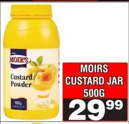 Advance Cash n Carry MOIRS CUSTARD JAR 500G offer