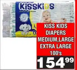 Advance Cash n Carry KISS KIDS DIAPERS MEDIUM,LARGE EXTRA LARGE 100's offer