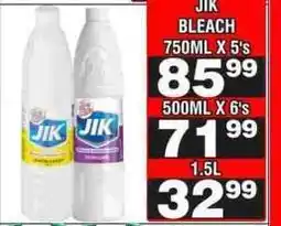 Advance Cash n Carry JIK BLEACH 1.5L offer