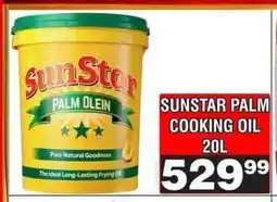 Advance Cash n Carry SUNSTAR PALM COOKING OIL 20L offer