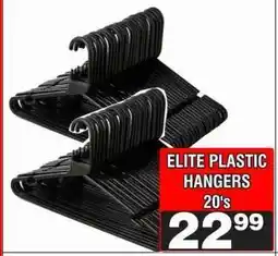 Advance Cash n Carry ELITE PLASTIC HANGERS 20's offer