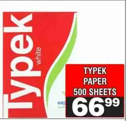 Advance Cash n Carry TYPEK PAPER 500 SHEETS offer