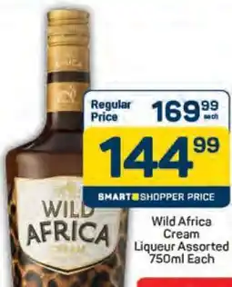 Pick n Pay Wild Africa Cream Liqueur Assorted 750ml Each offer