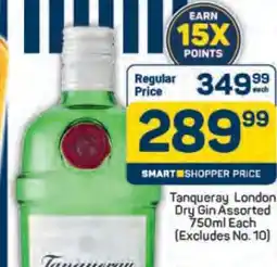 Pick n Pay Tanqueray London Dry Gin Assorted 750ml Each (Excludes No. 10) offer