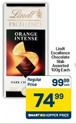 Pick n Pay Hypermarket Lindt Excellence Chocolate Slab Assorted 100g offer