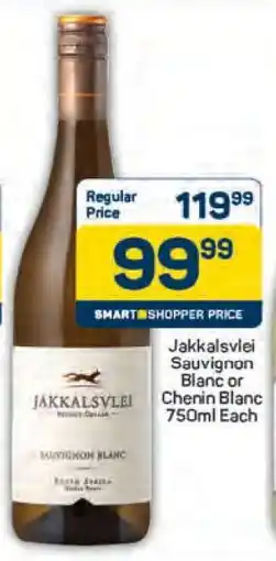 Pick n Pay Jakkalsvlei Sauvignon Blanc or Chenin Blanc 750ml Each offer