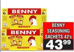 Advance Cash n Carry BENNY SEASONING SACHETS 42's offer