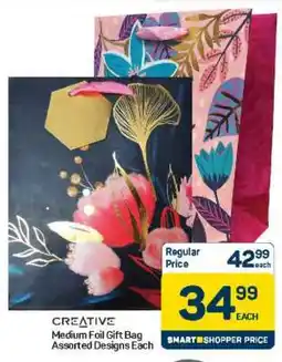 Pick n Pay Hypermarket CREATIVE Medium Foil Gift Bag offer