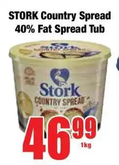 Boxer STORK Country Spread 40% Fat Spread Tub offer