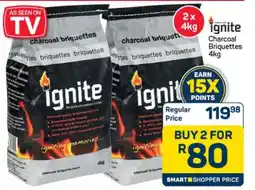 Pick n Pay Ignite Charcoal Briquettes 4kg offer