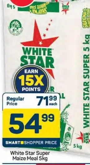 Pick n Pay White Star Super Maize Meal 5kg offer