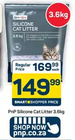 Pick n Pay PnP Silicone Cat Litter 3.6kg offer