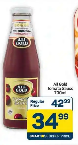 Pick n Pay All Gold Tomato Sauce-700ml offer