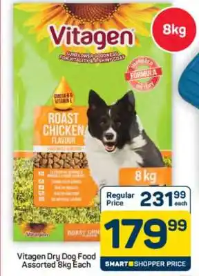 Pick n Pay Vitagen Dry Dog Food Assorted 8kg Each offer