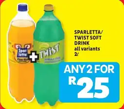 Usave Sparletta/ twist soft drink offer