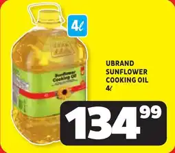 Usave Ubrand sunflower cooking oil offer
