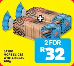 Usave Sasko more slices white bread offer
