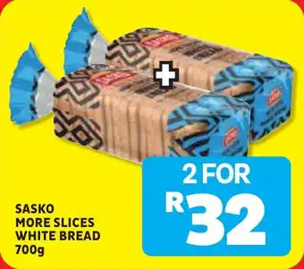 Usave Sasko more slices white bread offer