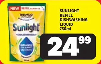 Usave Sunlight refill dishwashing liquid offer