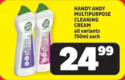 Usave Handy andy multipurpose cleaning cream offer